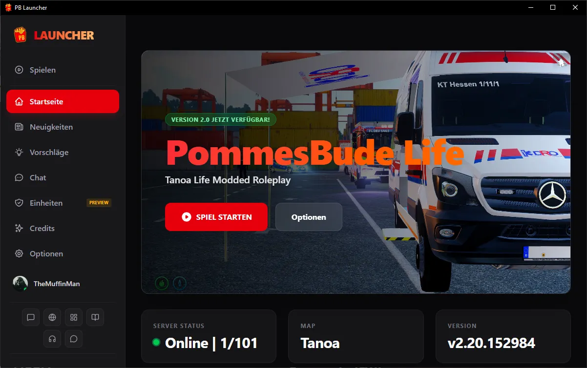 PB Launcher Interface